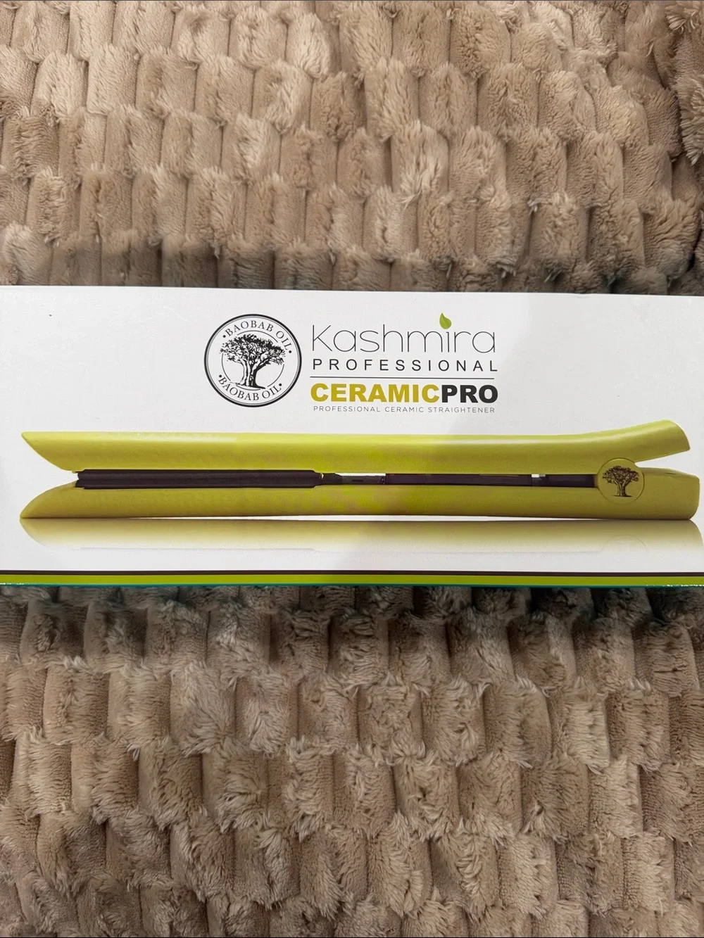 Kashmira CeramicPro Hair Straightener in Yellow NEW